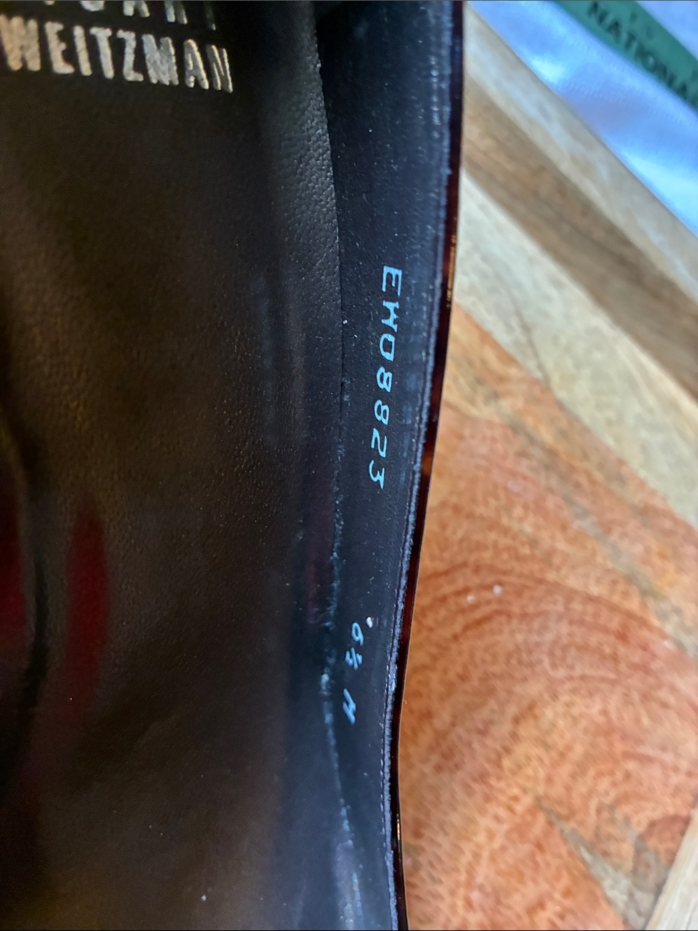 Stuart Weitzman Tortoiseshell Patent Leather Pointed Pumps - Picture 12 of 13